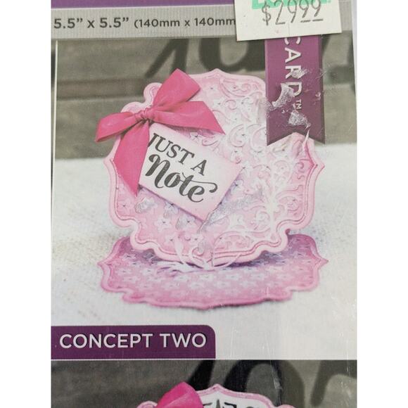 Swirl Easel 7pc Metal Die Set Die'Sire Crafter Companion Create a Card New Diy - Picture 3 of 6